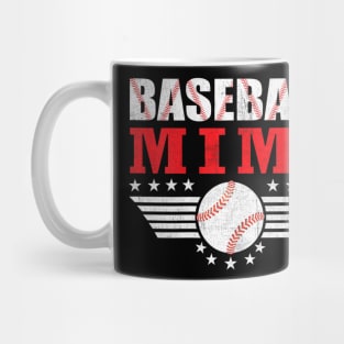 Womens Womens Baseball Mimi Ball Mimi Mothers Day Mug